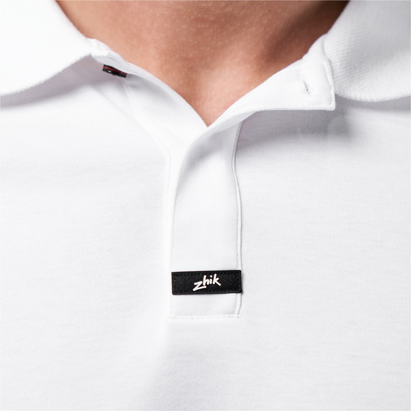 Zhik Mens Pima Cotton Polo POL-0170-M-WHT - White